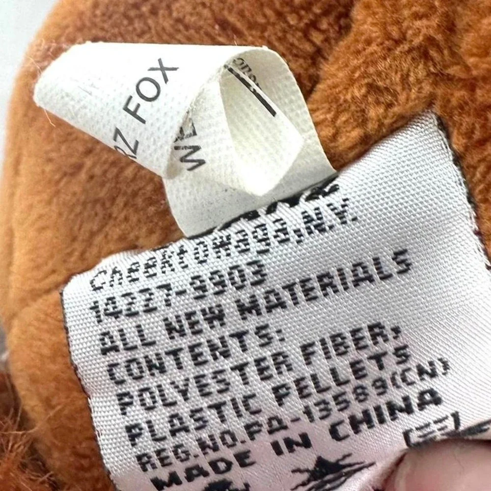 Ganz Webkinz Rockerz 'Foxy Beat' Plush | Fox Toy | Punk Rocker Toy